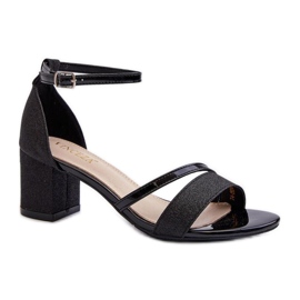 Step in style Sandale Model Ploemis 20244 Black - Koračite sa stilom crna