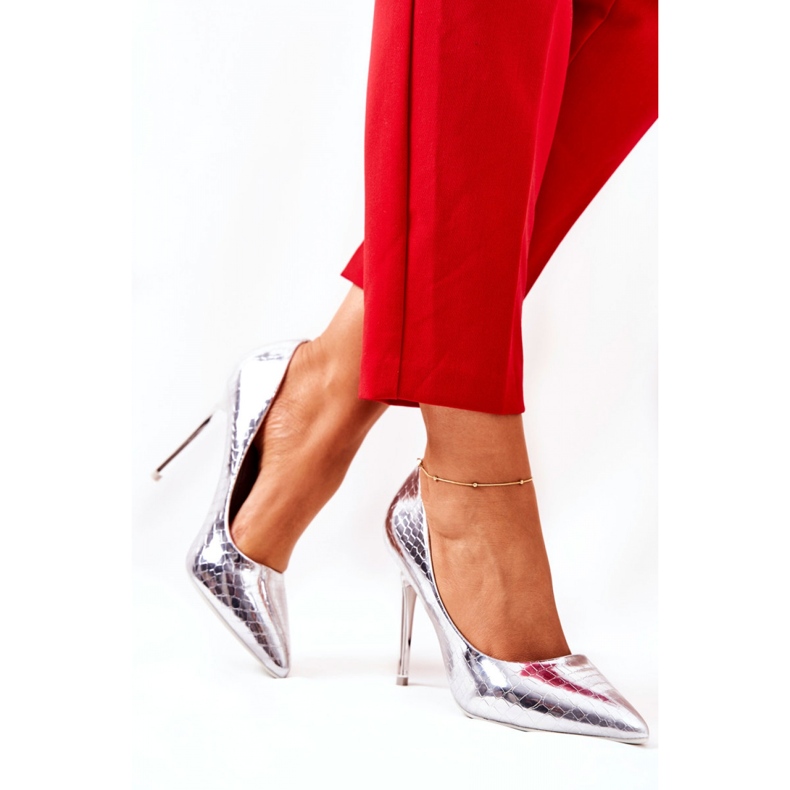 Step in style Visoke pete Model Tissoria LY9177-2 Srebrna - Zakoračite sa stilom siva