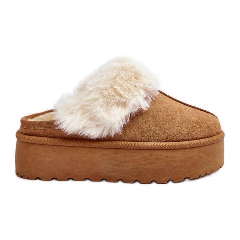 Step in style Papuče Model Starlyn BL396 Camel - Zakoračite sa stilom smeđa