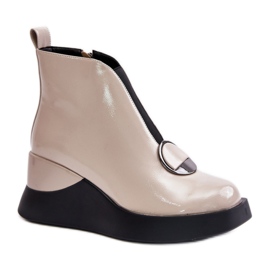 Step in style Čizme Model Da MR880-136 Bež - Zakoračite sa stilom