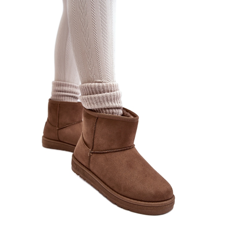 Step in style Čizme za snijeg Model Big Star MM274161 Smeđe - Zakoračite sa stilom smeđa