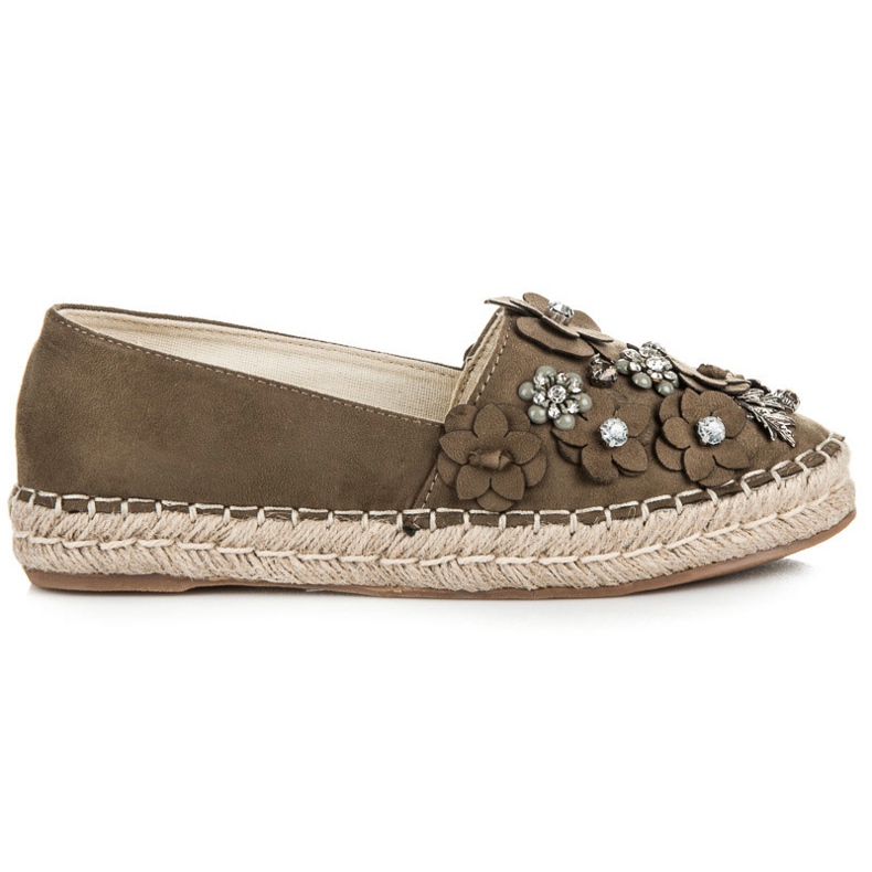 Marquiz Slip-on niske cipele s ukrasima zelena