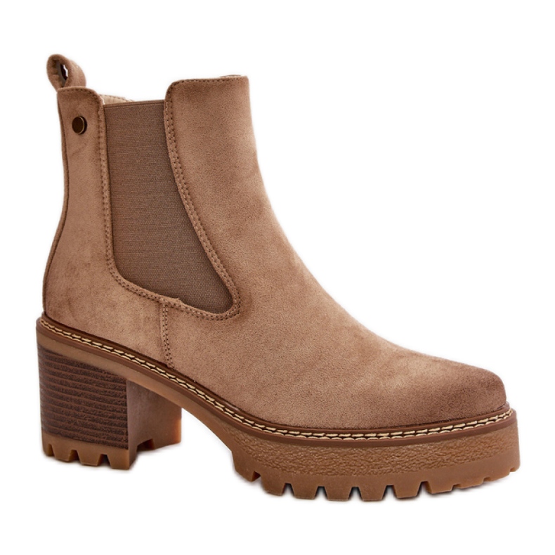 Step in style Čizme Model Irissinae KE217 Bež - Zakoračite sa stilom