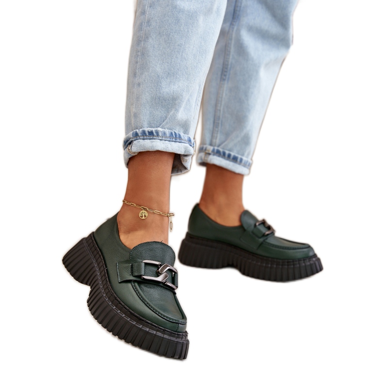 Step in style Cipele Model Zazoo 20176 Tamnozelene - Zakoračite sa stilom zelena