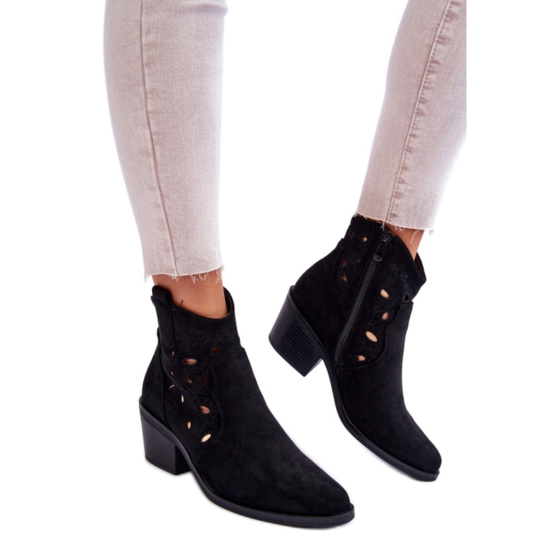 Step in style Čizme Model S.Barski HY42-086 Crne - Zakoračite sa stilom crno