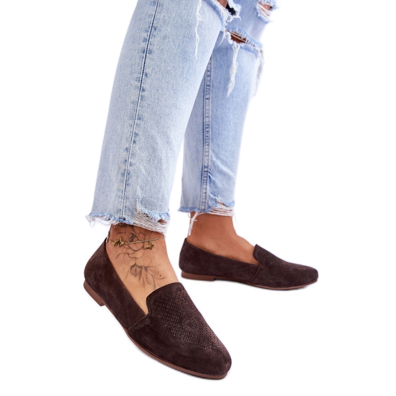 Step in style Mokasine Model Giovana LR29515 Smeđa - Zakoračite sa stilom