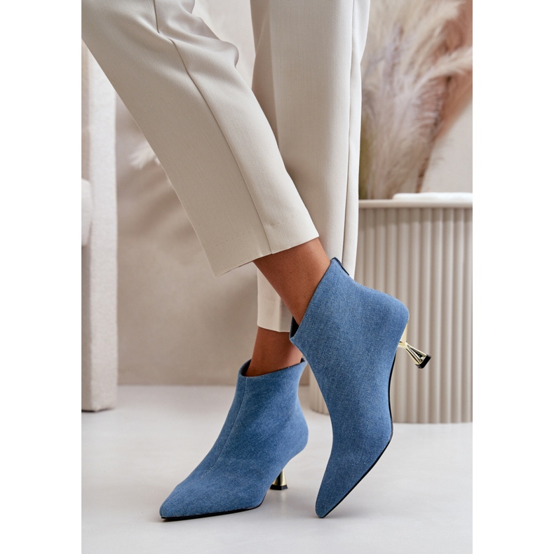 Step in style Čizme Model Terlena GP14 Blue - Zakoračite sa stilom plava