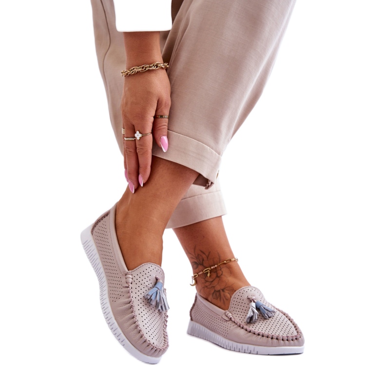 Step in style Mokasine Model Lanzarot 23PB08-5372 Svijetlo ružičasta - Zakoračite sa stilom