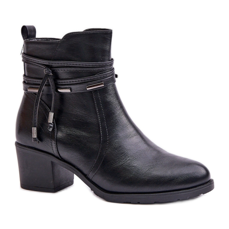 Step in style Čizme Model Lobina ASA128-37 Black - Korak sa stilom crno