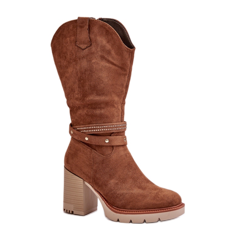 Step in style Čizme Model Ivanelis ASA254-4 Camel - Zakoračite sa stilom smeđa