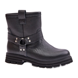 Step in style Čizme Model Lewski 3435 Black - Zakoračite sa stilom crna