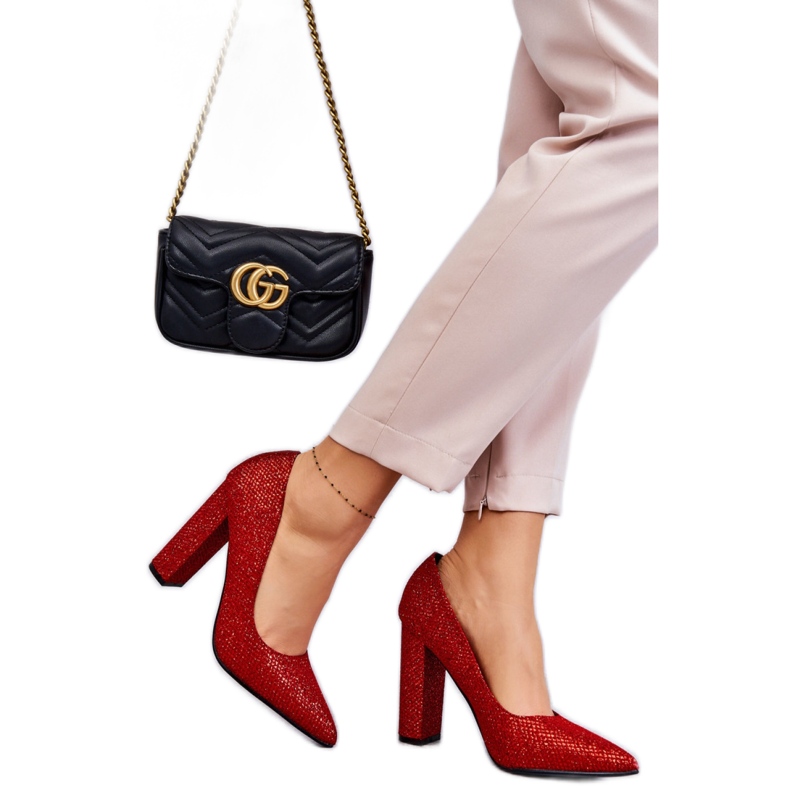 Step in style Pumpice Model Elmira R1D3226-47 Crvena - Zakoračite sa stilom