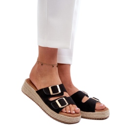 Japanke za sandale Model C-315 crne crna