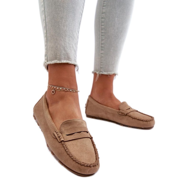 Mokasine Model 24PB02-7673 Tamno bež