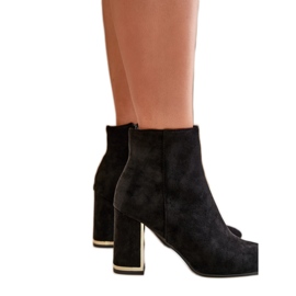 Step in style Čizme Model Mevair NS331 Black Suede - Zakoračite sa stilom crna