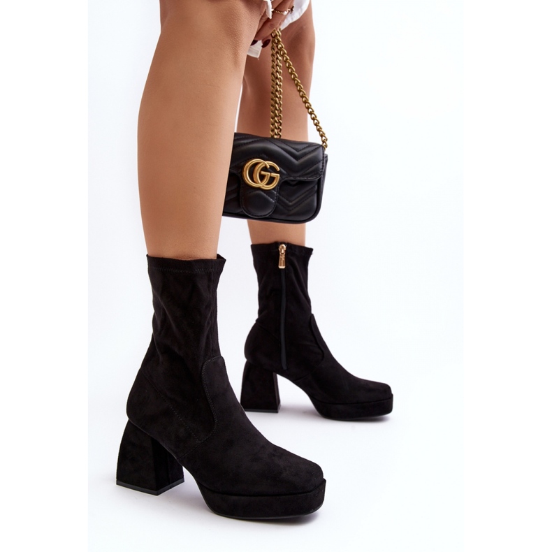 Step in style Čizme Model Adelles HP-340 Black - Zakoračite sa stilom crno