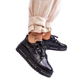 S.Barski LR592B Crne sportske cipele crno