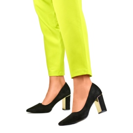 Ženske salonke na visoku petu GD-DO112A_B, crne crna