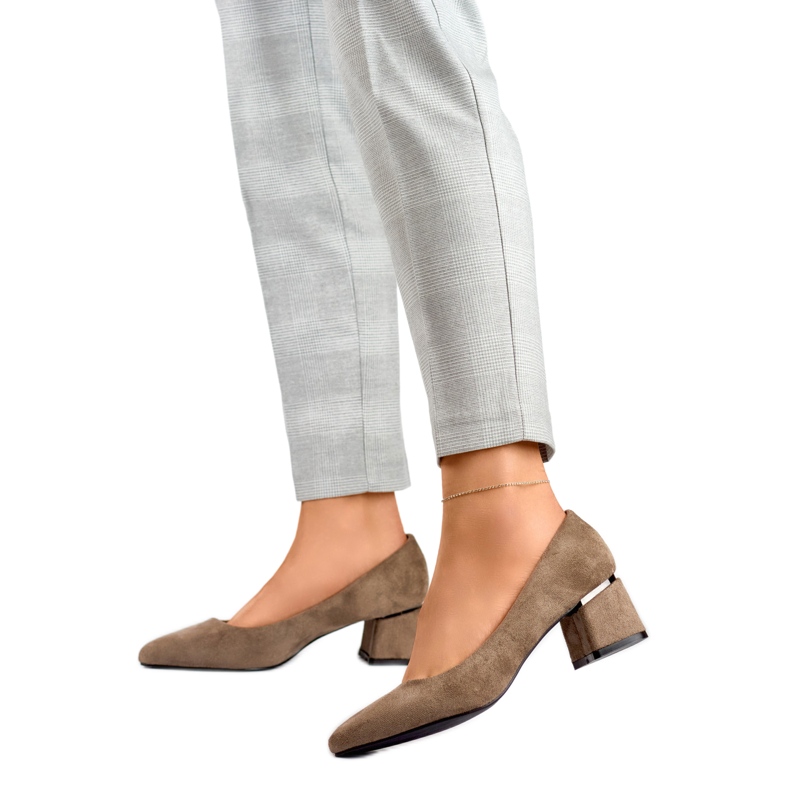 Ženske salonke GD-XR-103B-KH Smeđe smeđa