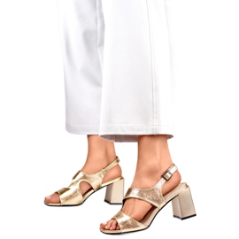 Ženske sandale GD-FL1146GO Gold zlatni