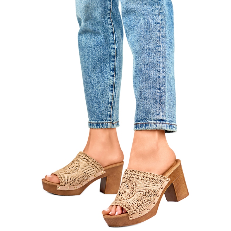 Ženske japanke C388BE, bež