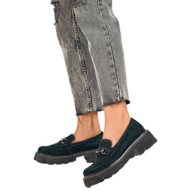 Ženske cipele s ukrasom 24-7888B crna