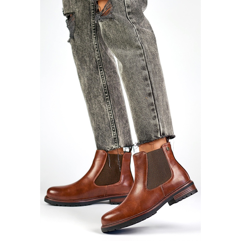 Chelsea čizme Model GD-WL71C Brown/Camel - PRIMO smeđa