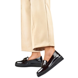 Ženske lakirane cipele 24-58284B crna