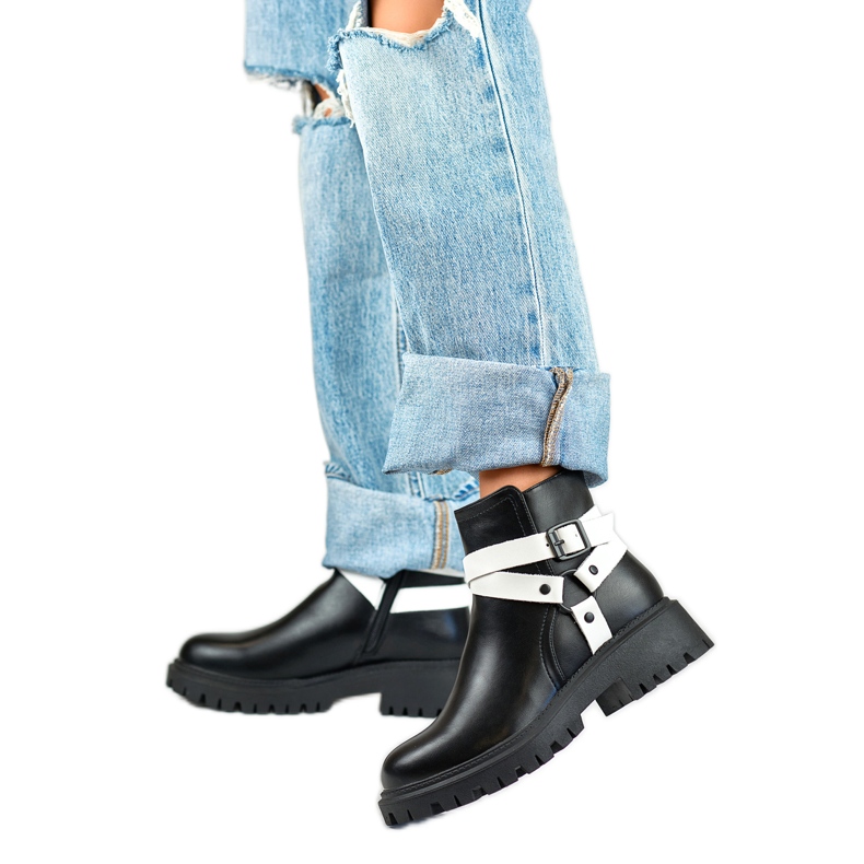 Ženske izolirane čizme 250043BW-PU crno