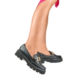 Ženske cipele s ukrasom B2733B crna