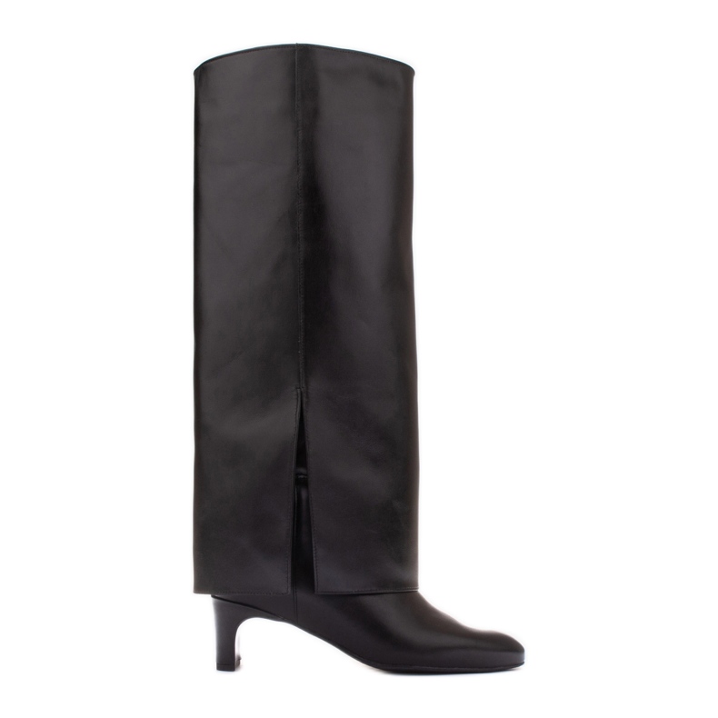 Marco Shoes Cleo široke čizme crno