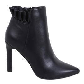 Etnea Crne gležnjače na visoku petu crna