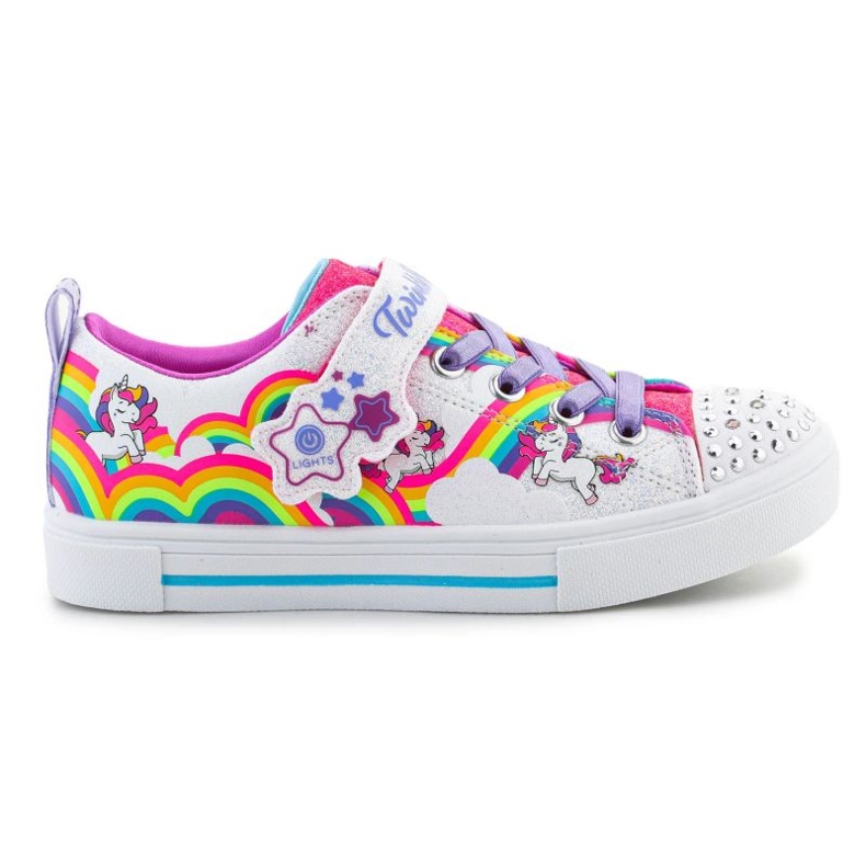 Skechers cipele Twinkle Toes S Lights Twinkle Sparks Jumpin Clouds 314809L-WMLT raznobojna