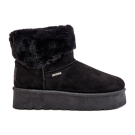 Čizme za snijeg s platformom i krznom Big Star OO274A108 crne crna