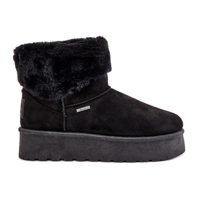 Čizme za snijeg s platformom i krznom Big Star OO274A108 crne crno
