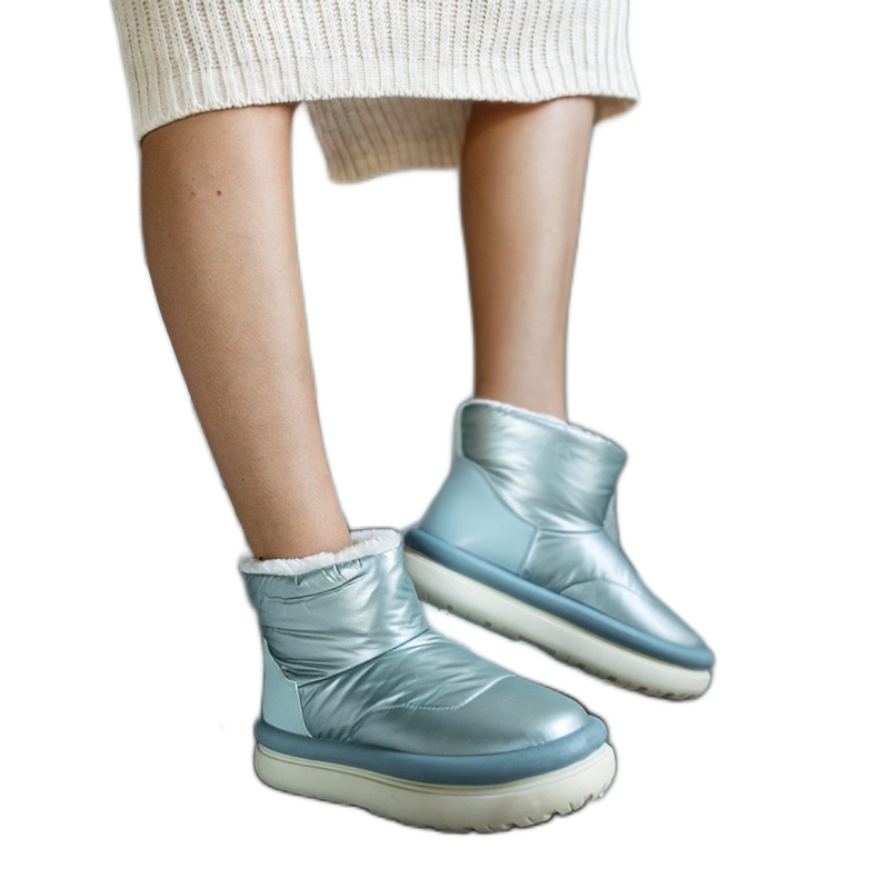 Svijetlo zelene tople čizme za snijeg na platformi Cores zelena