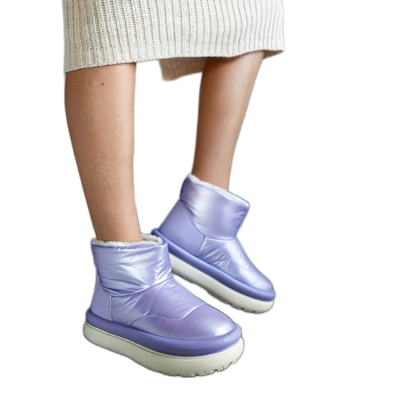 Ljubičaste tople čizme za snijeg na platformi Cores ljubičasta