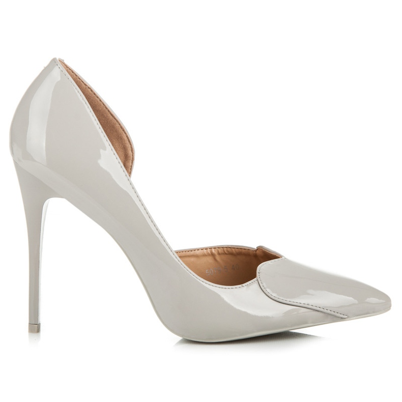 Vices Sive Sweetheart štikle siva