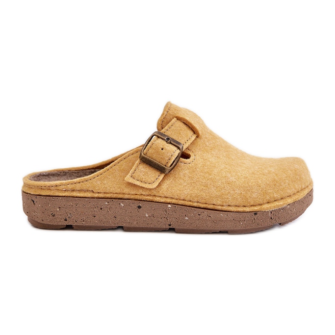 Udobne ženske papuče s kopčom Inblu ED000019 žute žuta boja