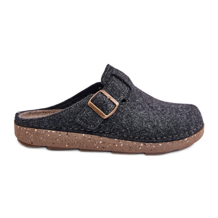 Muške papuče s kopčom Preventivne japanke Inblu MT000012 Graphite siva