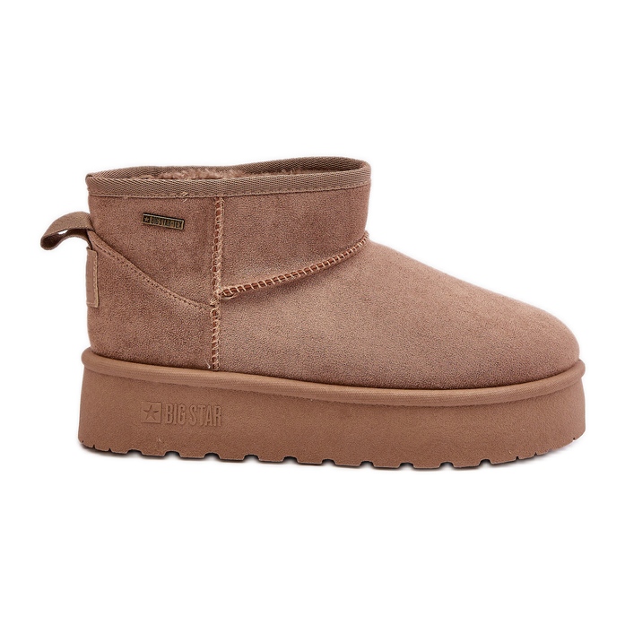 Čizme za snijeg s niskom platformom Big Star OO274A100 bež
