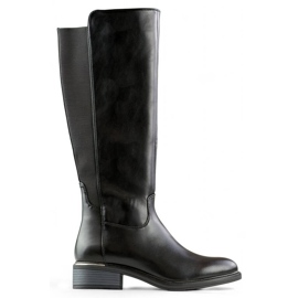 Ženske čizme s elastičnom gumom, crne FC20B crna