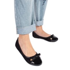 Crne ravne balerinke crna