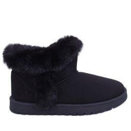 Kratke emus kratke hlače s krznom, Sissoi Black crna