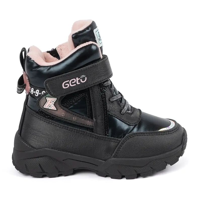 Crne cipele za djevojčice sa debelim đonom crno