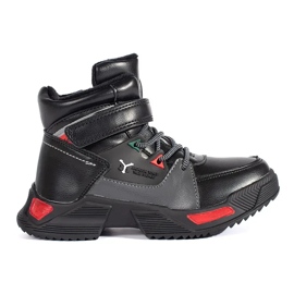 Crne izolirane čizme za dječake crna