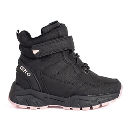 Crne izolirane čizme za djevojčice crna