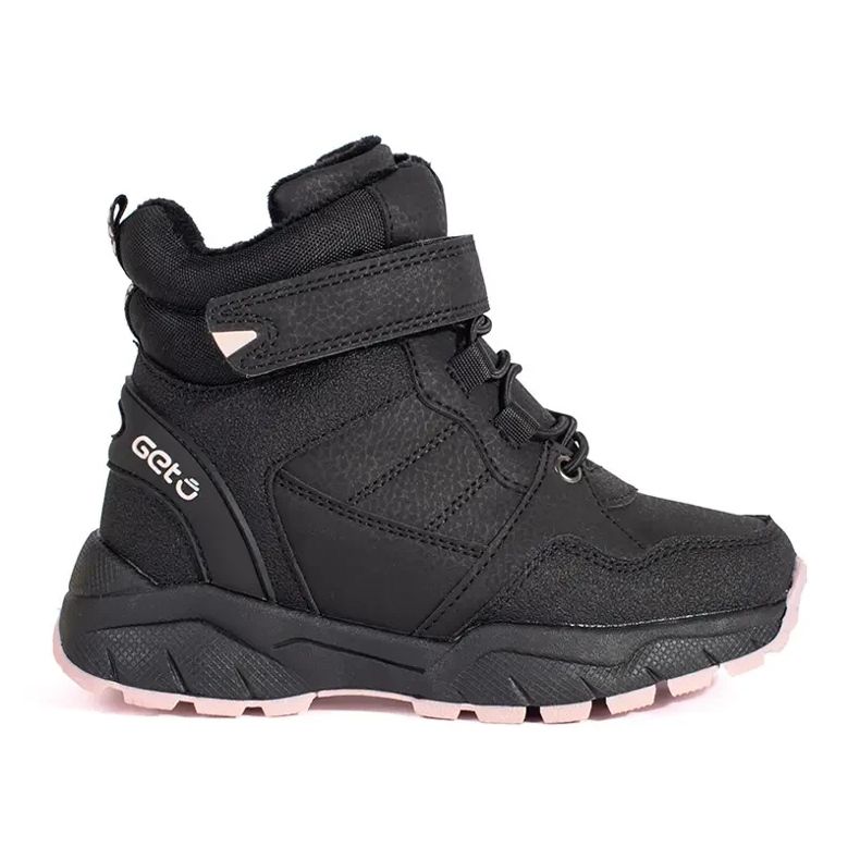 Crne izolirane čizme za djevojčice crno