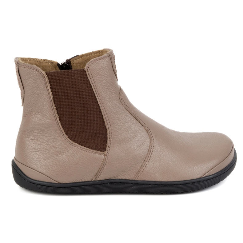 Olivier Ženske Chelsea čizme s patentnim zatvaračem, izolirane 1263, bež