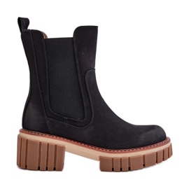 Izolirane Chelsea čizme s patentnim zatvaračem, crne Linneviae crna